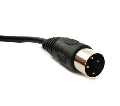 SYSTEM-S S-Video cable 3 m Din 3 pin male to male black