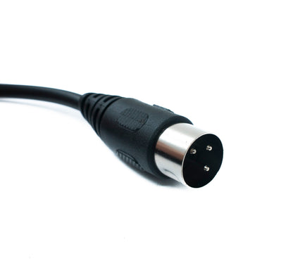SYSTEM-S S-Video Kabel 5 m Din 3 Pin Stecker zu Stecker Schwarz