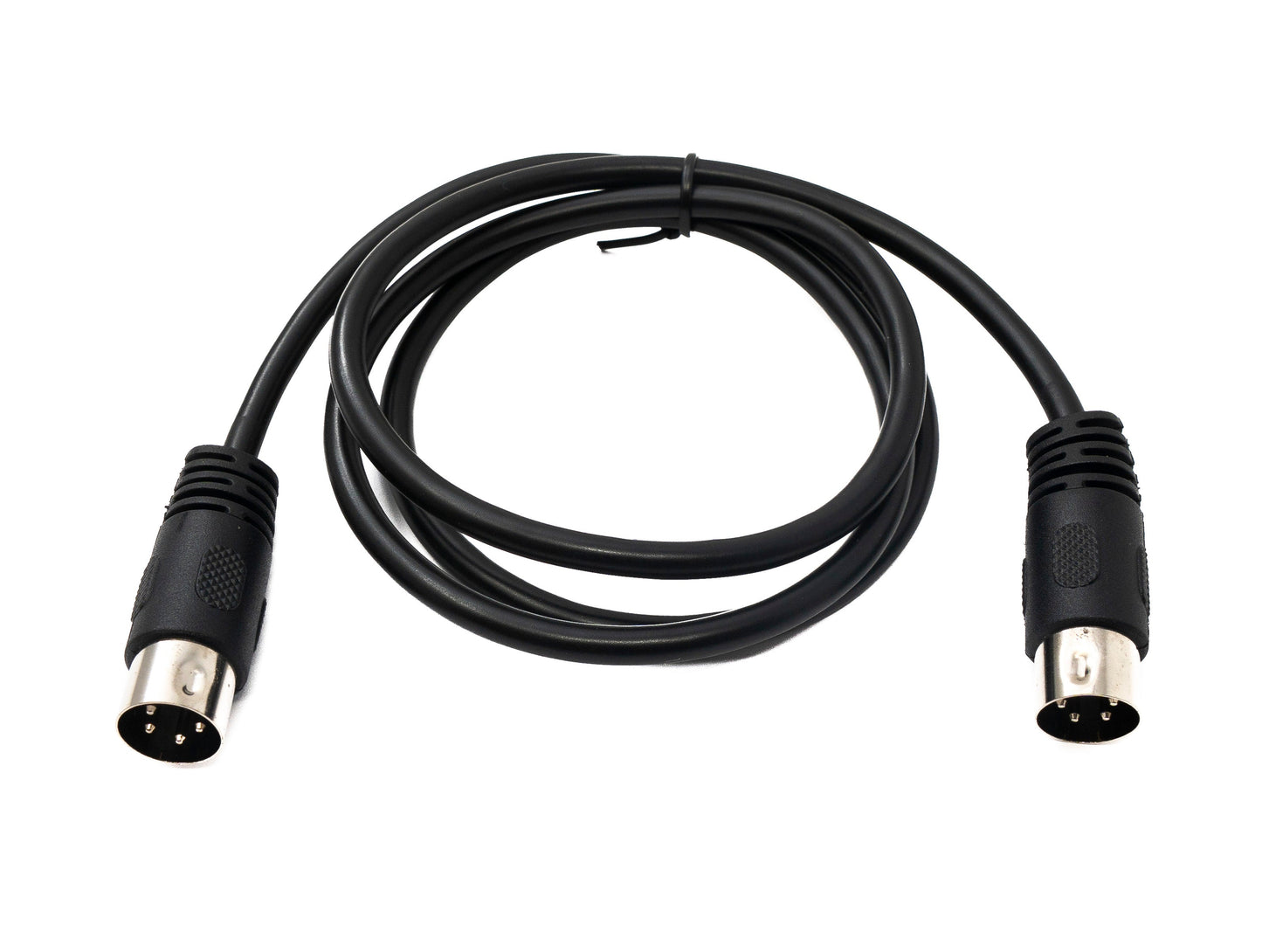 SYSTEM-S S-Video Kabel 100 cm Din 4 Pin Stecker zu Stecker Schwarz