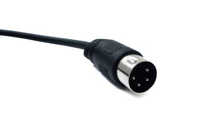 SYSTEM-S S-Video Kabel 150 cm Din 4 Pin Stecker zu Stecker Schwarz