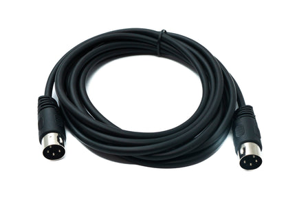 SYSTEM-S S-Video cable 3 m Din 4 pin male to male black
