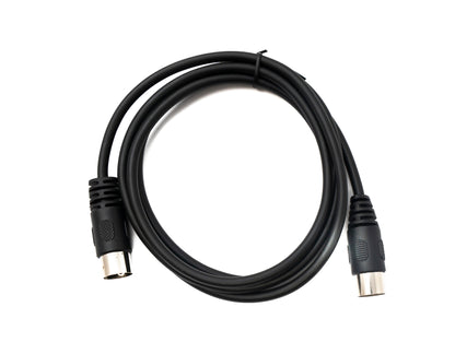 SYSTEM-S S-Video Kabel 150 cm Din 5 Pin Stecker zu Stecker Schwarz