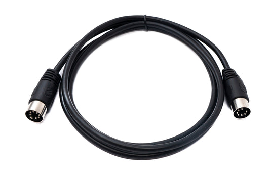 SYSTEM-S S-Video cable 150 cm Din 7 pin male to male black