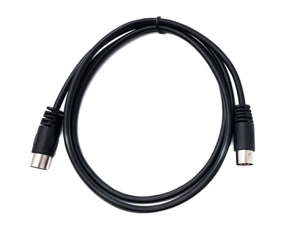 SYSTEM-S S-Video cable 150 cm Din 7 pin male to male black