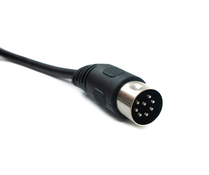 SYSTEM-S S-Video Kabel 150 cm Din 8 Pin Stecker zu Stecker Schwarz