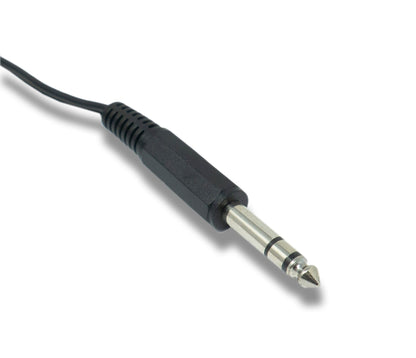 SYSTEM-S Audio Y Kabel 180 cm AUX 6,35 mm TRS Stecker zu 2x XLR 3 polig Stecker