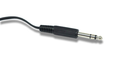 SYSTEM-S Audio Y Kabel 30 cm AUX 6,35 mm TRS Stecker zu 2x XLR 3 polig Stecker