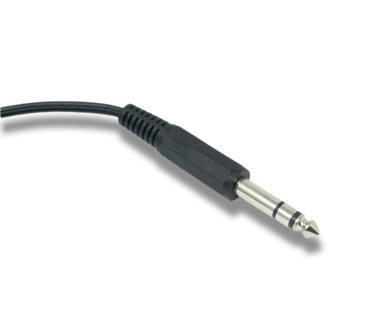 SYSTEM-S Audio Y Kabel 180 cm AUX 6,35 mm TRS Stecker zu 2x XLR 3 polig Buchse