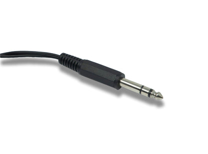 SYSTEM-S Audio Y Kabel 3 m AUX 6,35 mm TRS Stecker zu 2x XLR 3 polig Buchse