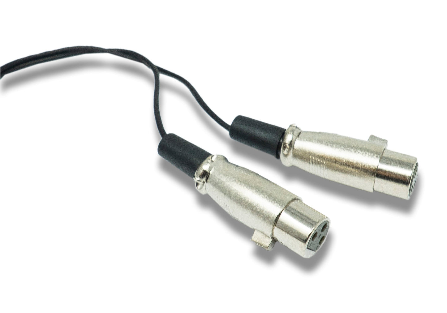 SYSTEM-S Audio Y cable 30 cm AUX 6.35 mm TRS plug to 2x XLR 3-pin socket