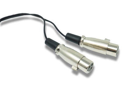 SYSTEM-S Audio Y cable 30 cm AUX 6.35 mm TRS plug to 2x XLR 3-pin socket