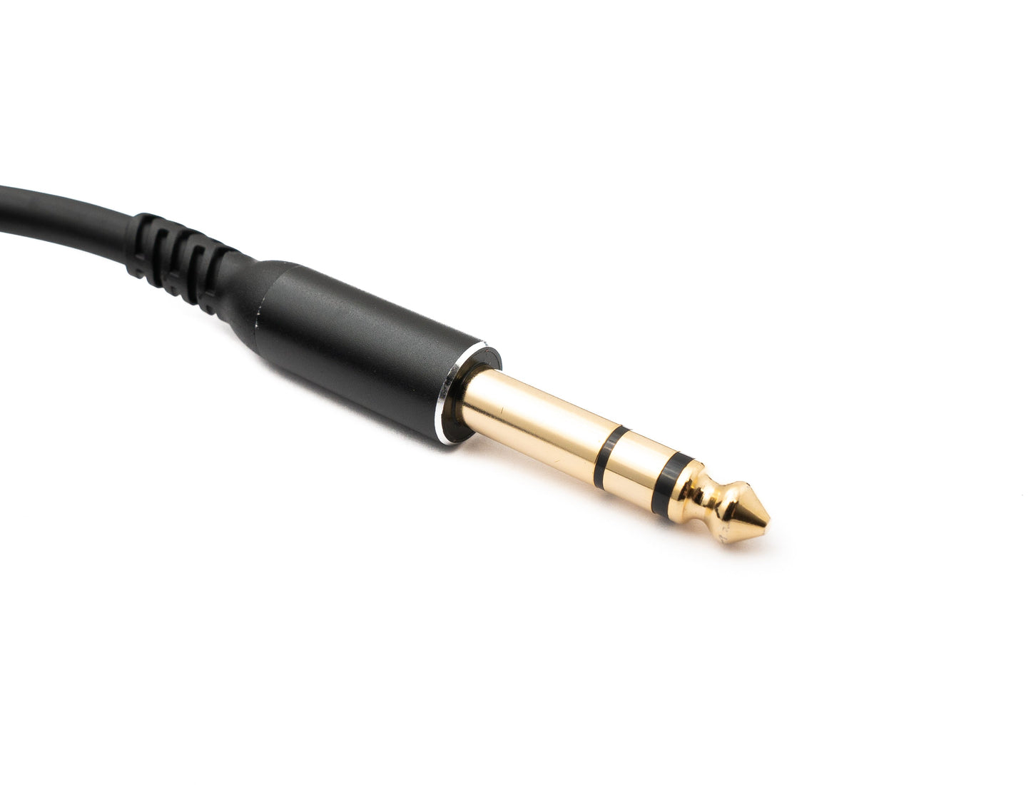 SYSTEM-S Audio Kabel 100 cm 6.35 mm Klinke Stecker zu XLR 3 Pin Buchse in Schwarz