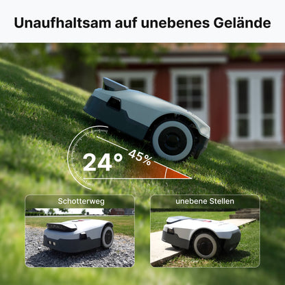 Anthbot Genie 1000 Mähroboter ohne Begrenzungskabel 4G Connect RTK Vision bis 2.000 m2
