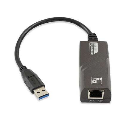 10/100/1000Mbps Gigabit Ethernet USB3.0 to RJ45 Network Adapter USB LAN Adapter