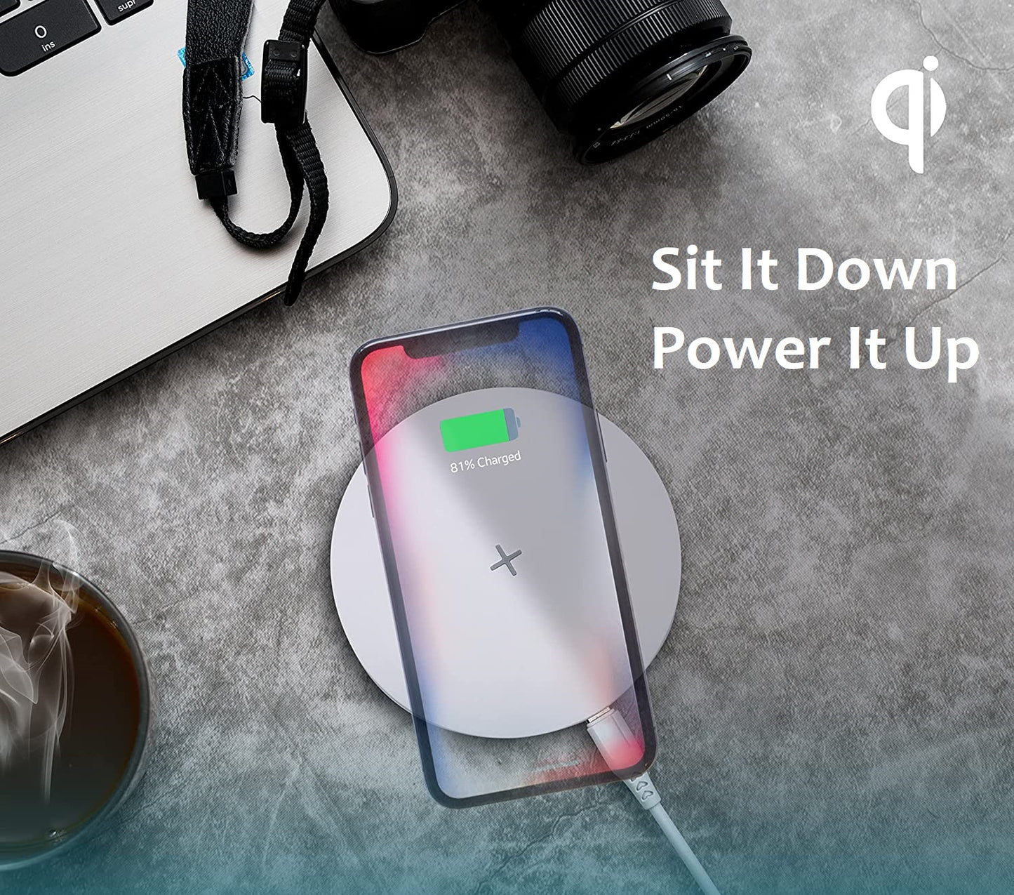 15W Wireless Charger Pad Qi Charger Inductive Charging Station