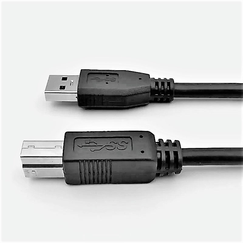 Printer Cable USB 3.0 Scanner Cable USB-A Male to USB-B Male Cable 2m
