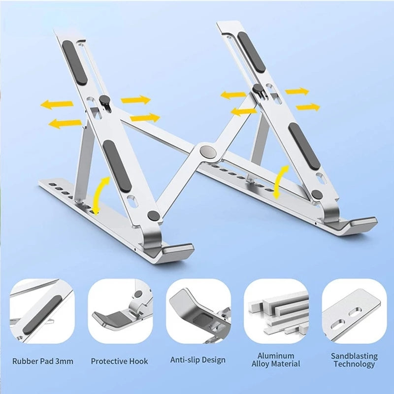 Laptop Stand Foldable Stand Notebook Stand Holder Angle Adjustable