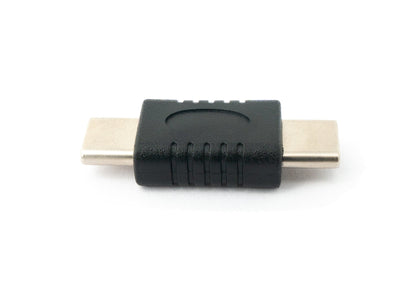 SYSTEM-S USB 3.1 Adapter Type C Male to Male Cable in Black 