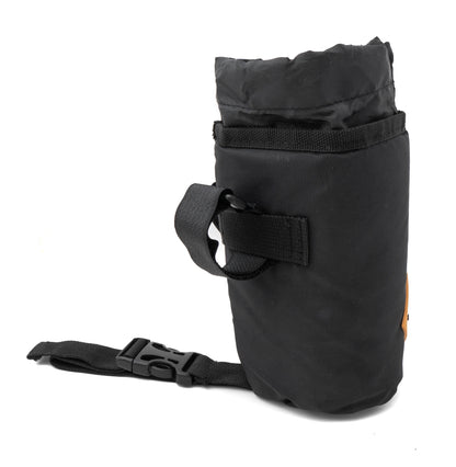 SYSTEM-S Bicycle Water Bottle Bag Waterproof Drinks Holder for Handlebar in Black