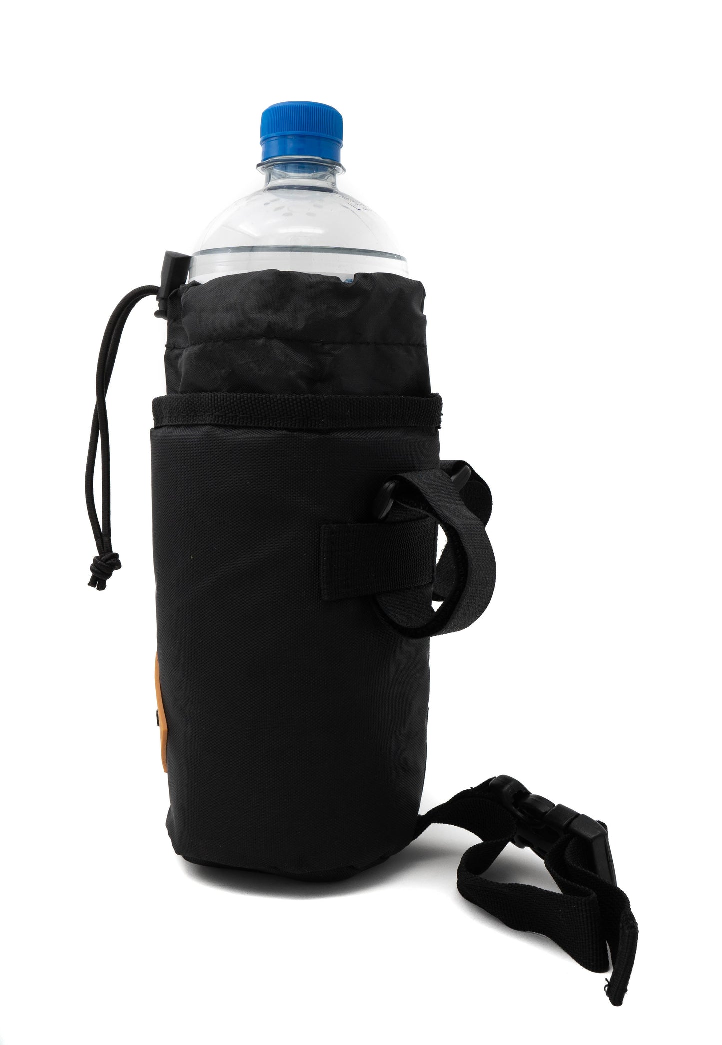 SYSTEM-S Bicycle Water Bottle Bag Waterproof Drinks Holder for Handlebar in Black