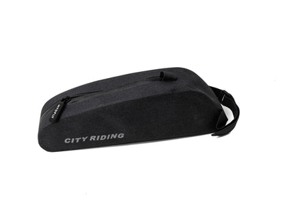 SYSTEM-S Fahrrad Tasche wasserfest Dreiecktasche Rahmentasche Triangeltasche Schwarz