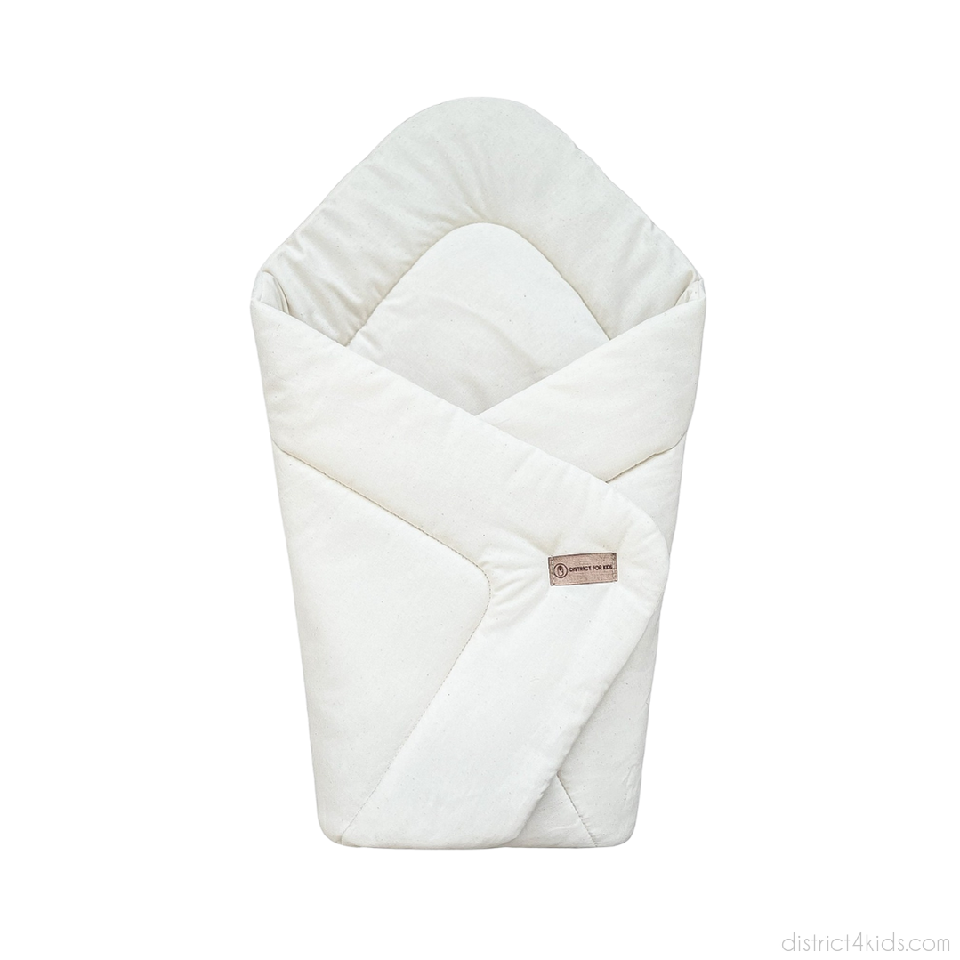 Baby snuggle blanket made from 100% organic cotton – sustainable &amp; cuddly swaddling blanket