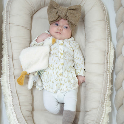 Babynestchen Boho-Stil – Kuscheliger Baby-Kokon für Geborgenheit & Komfort