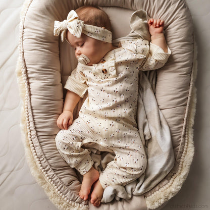 Babynestchen Boho-Stil – Kuscheliger Baby-Kokon für Geborgenheit & Komfort