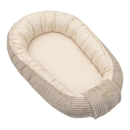 Babynest Cord creme – weich & mitwachsend