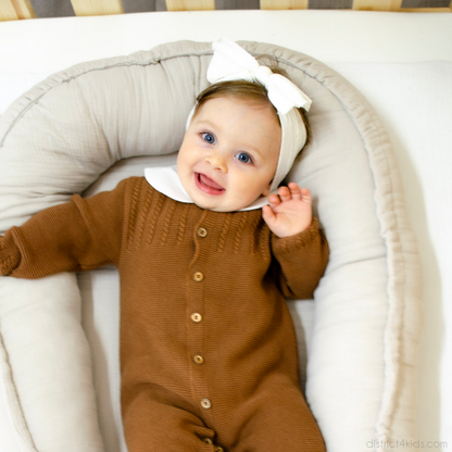 Babynestchen Musselin – Weicher mitwachsender Baby Kokon