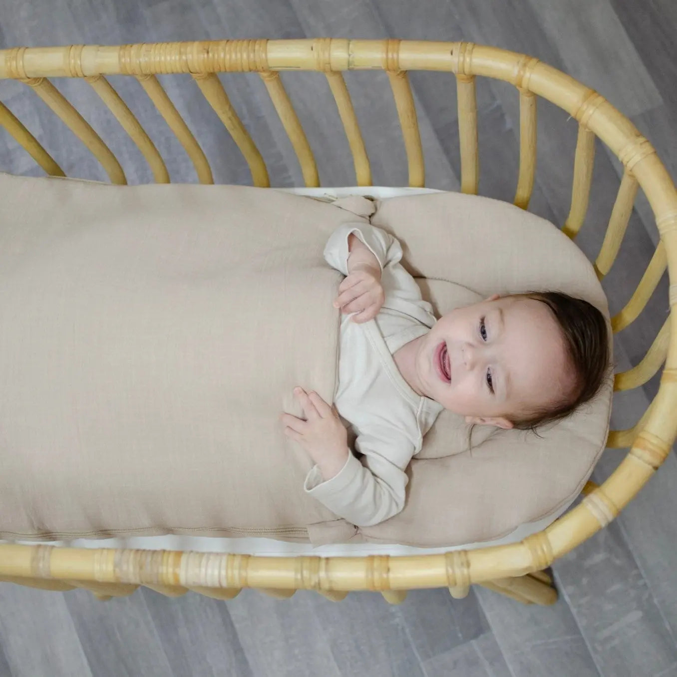 Babyschlafsack Sleepy Leinen | 2.5 TOG Ganzjahresschlafsack