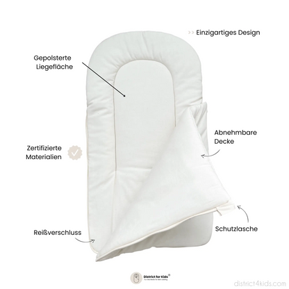 Babyschlafsack Sleepy Baumwolle kariert | 2.5 TOG Ganzjahresschlafsack
