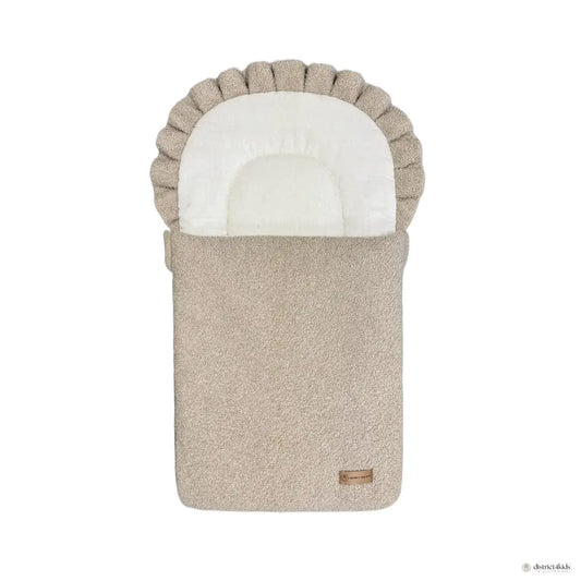Baby sleeping bag Dreamy Teddy Boucle - cuddly all-year-round sleeping bag