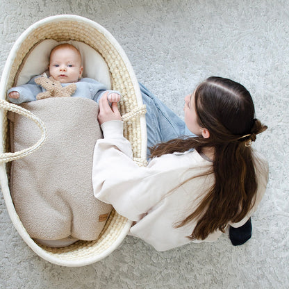 Babyschlafsack Sleepy Teddystoff Boucle - kuscheliger Ganzjahresschlafsack