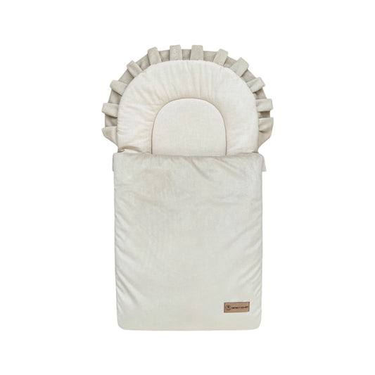 Baby sleeping bag Dreamy Velours - elegant all-year-round sleeping bag
