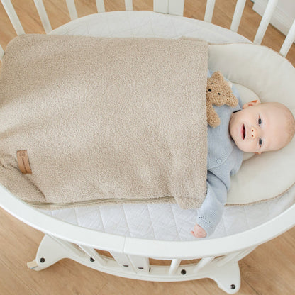 Babyschlafsack Sleepy Teddystoff Boucle - kuscheliger Ganzjahresschlafsack