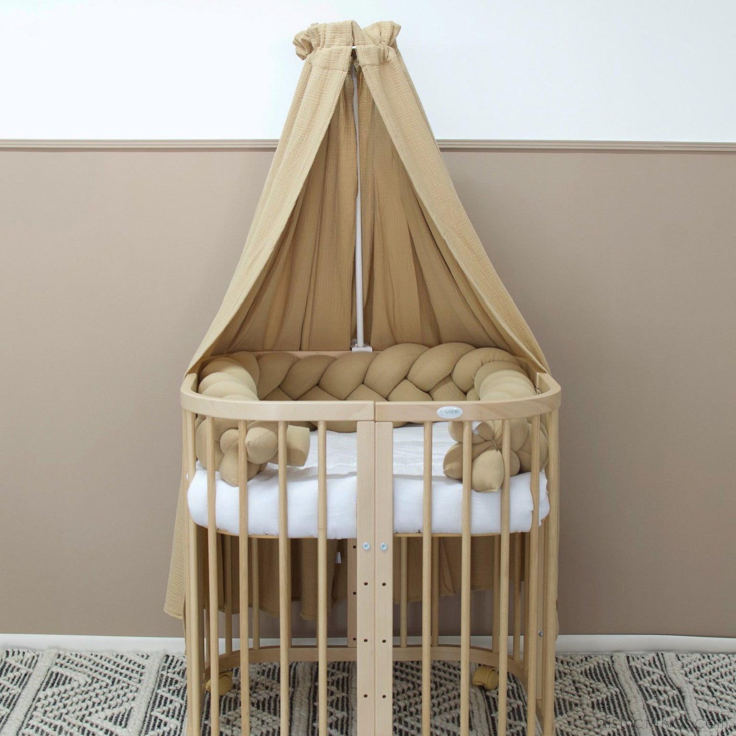 Canopy pole white universal baby bed children's bed cot cradle extra bed