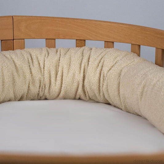 Bettschlange einsträngig Teddystoff Boucle – Schutz & Vielseitig