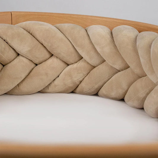 Bed snake braided herringbone look velour – premium protection &amp; comfort