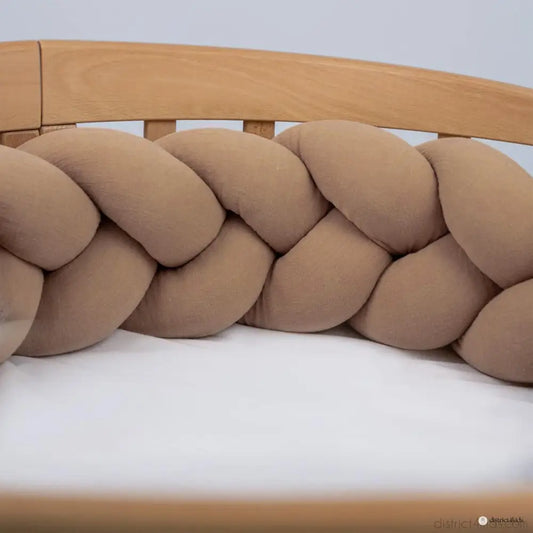 Bed snake braided muslin – cozy bed border