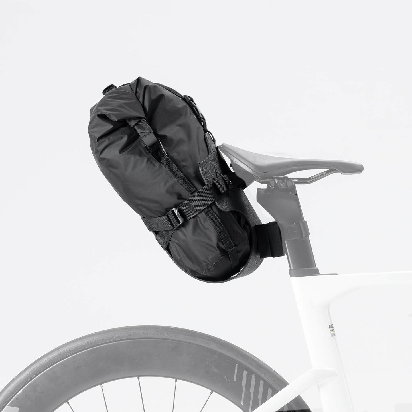 Bikepacking Heck-Gepäckträger + Wasserdichte  Kompressionstasche Set-A