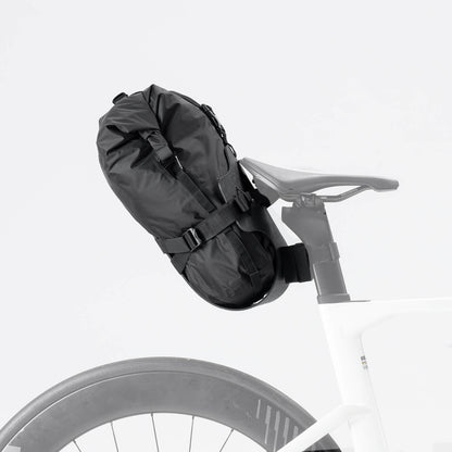 Bikepacking Heck-Gepäckträger + Wasserdichte  Kompressionstasche Set-A