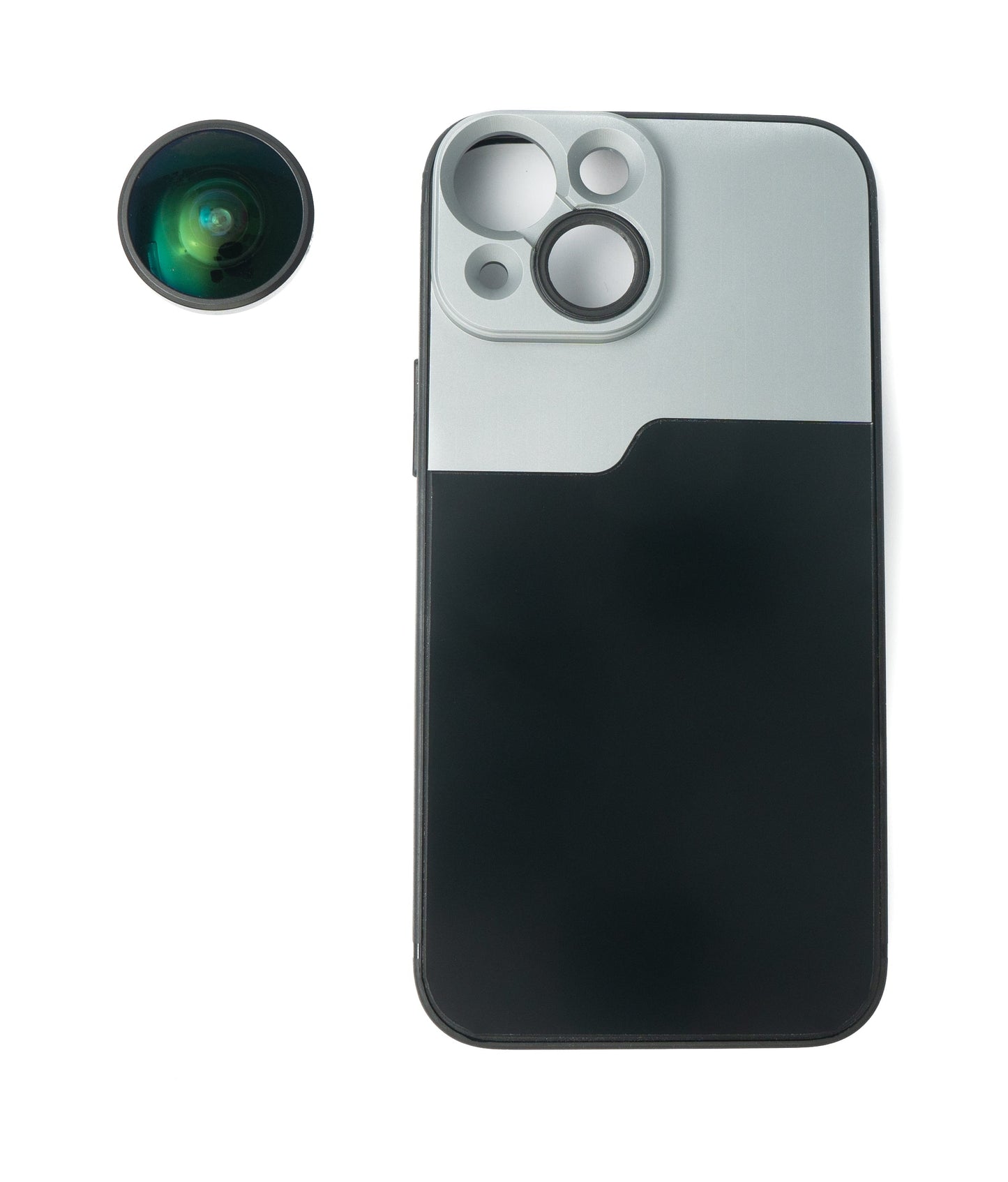 SYSTEM-S Fischaugen Linse Hülle Filter für Fotografie für iPhone 13 Mini