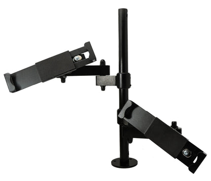 SYSTEM-S table stand dual 360° holder lockable for tablets from 9.0" to 13.0"