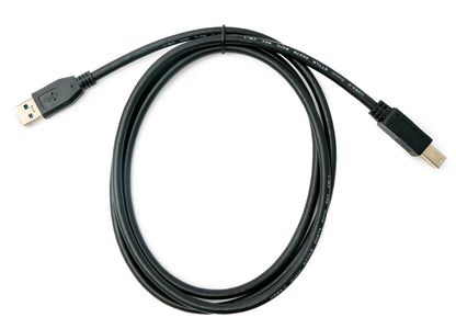 SYSTEM-S USB 3.0 Kabel 150 cm Typ B Stecker zu A Stecker in Schwarz