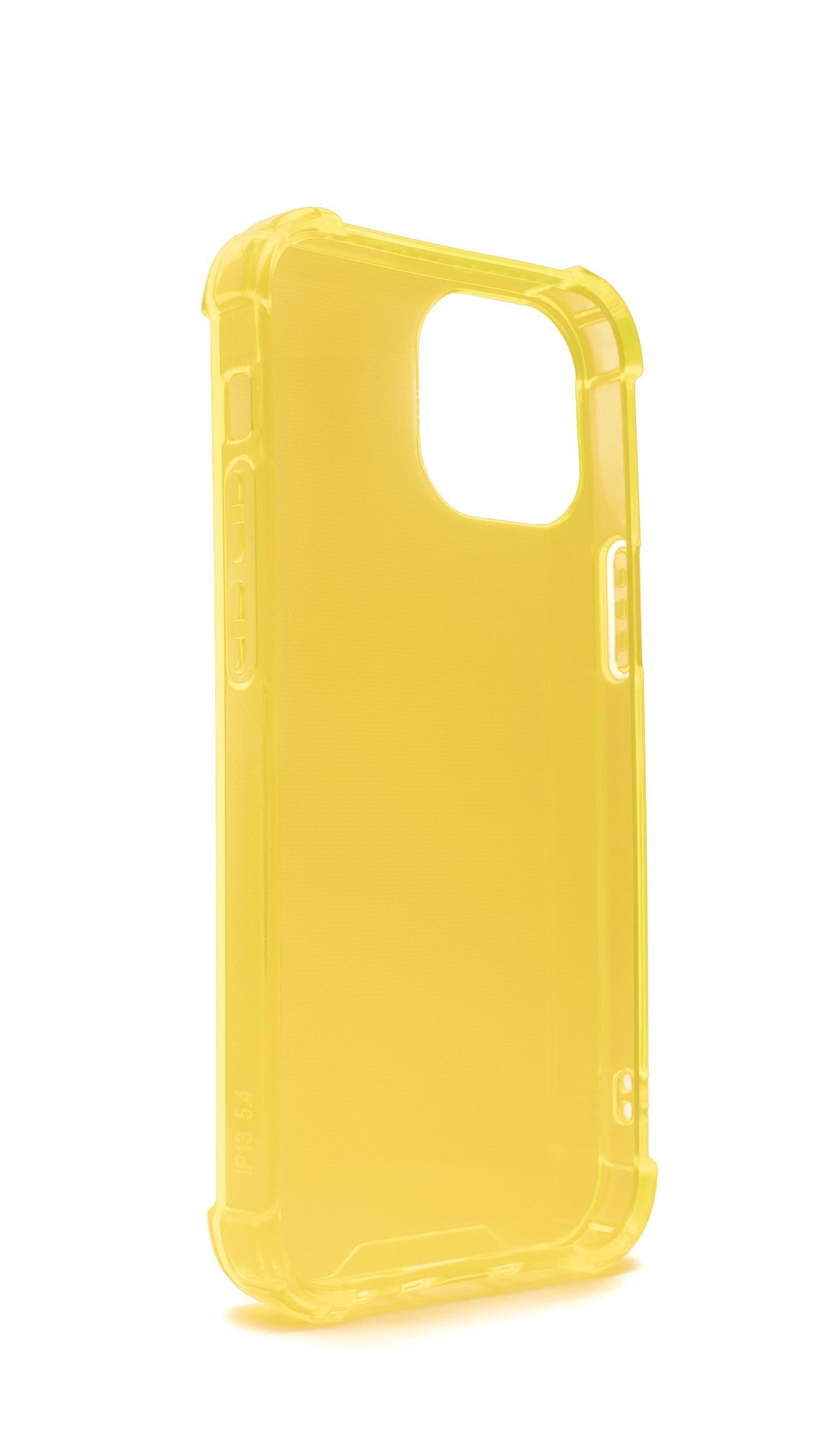 SYSTEM-S Schutzhülle aus Silikon in Gelb Transparent Hülle für iPhone 13 Mini
