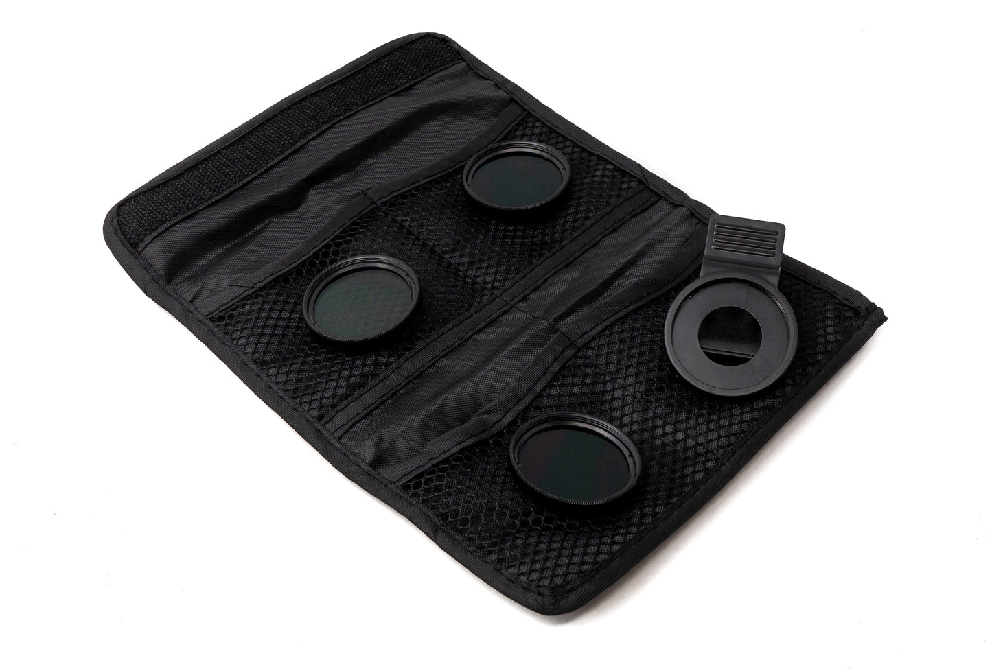 SYSTEM-S ND Lens Set Neutral Density Filter Gray Filter Kit with Clip Bag in Black
