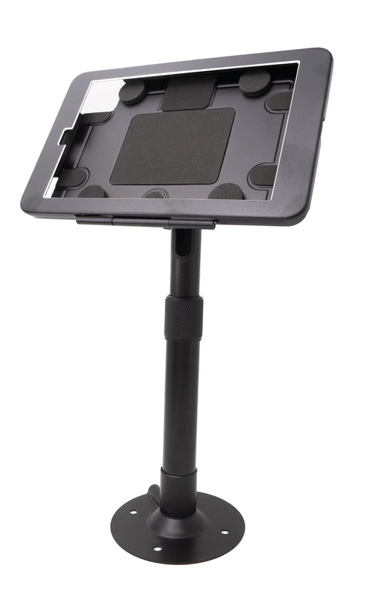 SYSTEM-S Tischständer 360° Halterung abschließbar für iPad Mini 6 (2021) in Schwarz