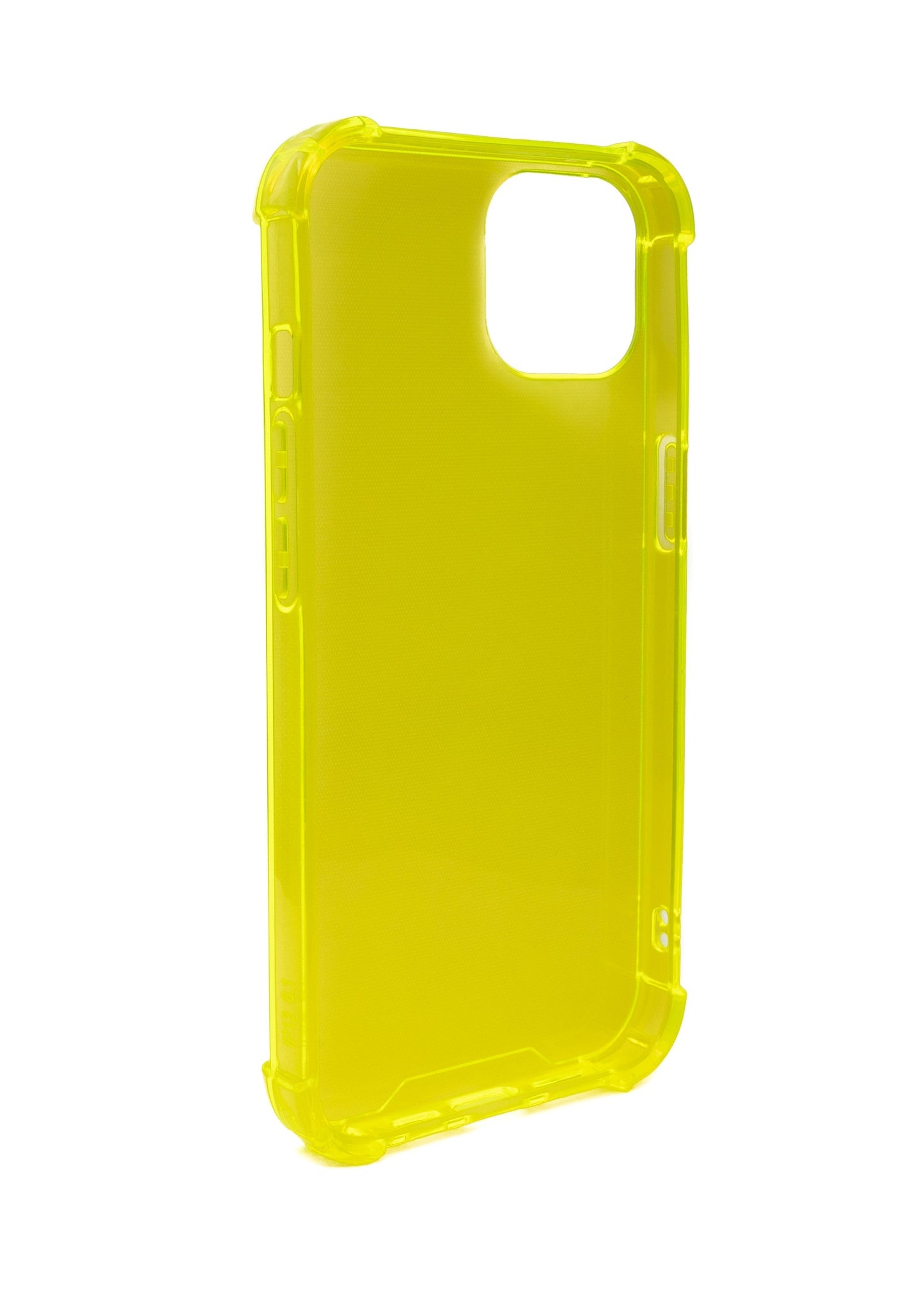 SYSTEM-S protective silicone case in yellow transparent case for iPhone 13