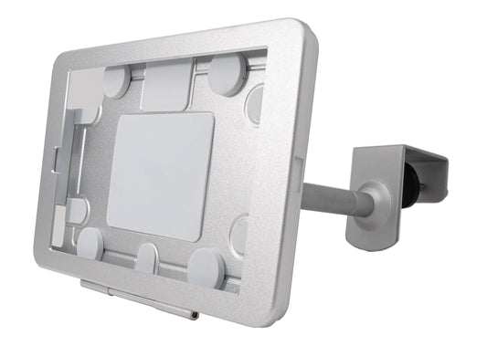 SYSTEM-S Desk Mount Clamp 360° Stand Lockable for iPad Mini 6 (2021) in Gray 